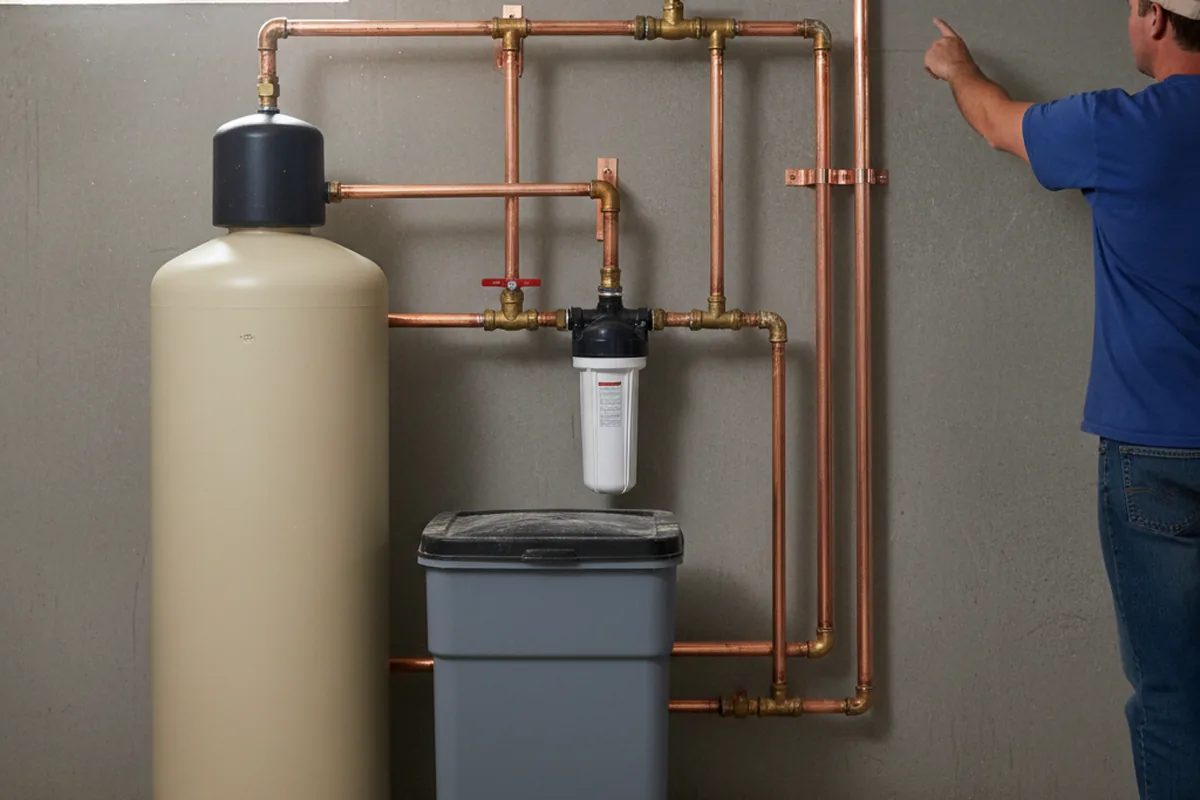 Whole-house water treatment system installed in Thaxton